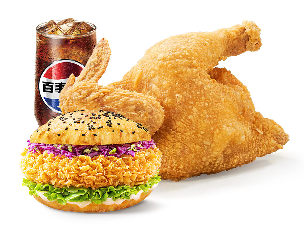 【新品、暂不限价】塔斯汀爽吃半鸡辣堡3件套餐 [北京、广州、深圳不可用、全国其他地区通用]